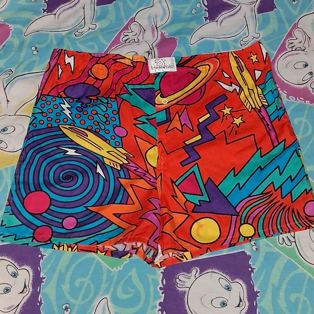 New 90s Hamwear All Over Print Vintage Boxer Shorts